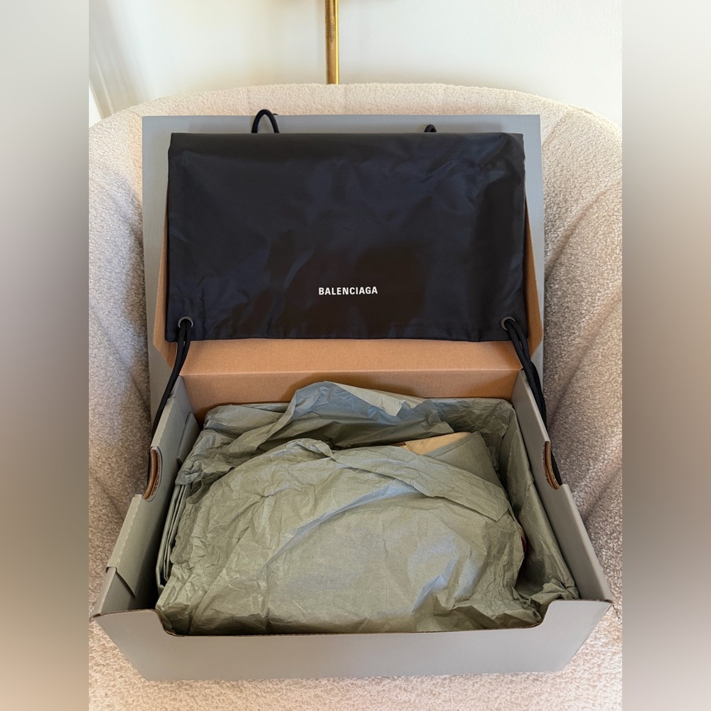 Balenciaga Paris Canvas Mule Sneakers | Pink | EU 39 | Full Set - Picture 13 of 15
